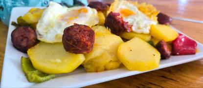 patatas a lo pobre en el puñetero
